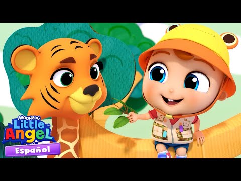 Bebé Juan crea animales divertidos🦒🐯 | Canciones Infantiles con Bebé Juan🎵| Little Angel Español