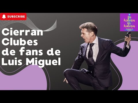 cierran cuentas de clubes de fans de Luis MIguel