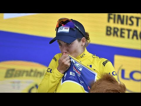 YouTube video thumbnail: Le Court Becomes First African Woman to Win Tour de France Stage