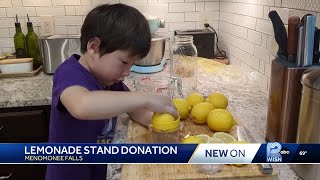 Lemonade stand donation