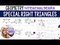 Calculating Areas and Perimeters of Special Right Triangles