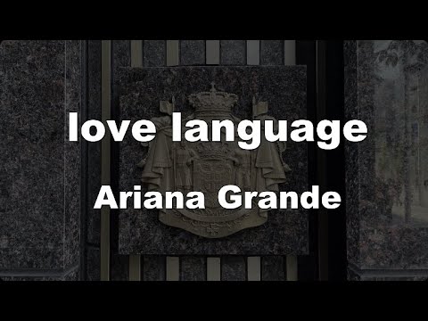 Karaoke♬ love language – Ariana Grande 【No Guide Melody】 Instrumental