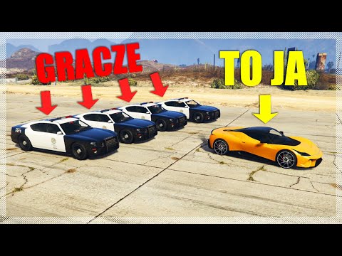 🔴 Uciekam Przed CZTEREMA Graczami! - GTA ONLINE POLOWANIE