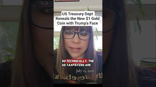 US Treasury Dept Reveals the New $1 Gold Coin with Trump's Face #usa #news #knowthefacts #info