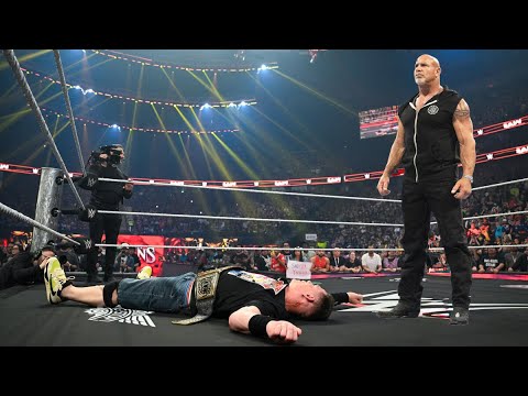 Goldberg is back on WWE 2025 for one last Match John Cena Can't Believe When Goldberg interrump him