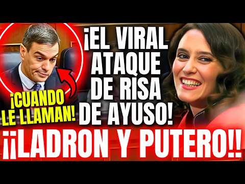 🤣El ATAQUE DE RISA de AYUSO cuando DÍAZ PACHE HUMILLA a SÁNCHEZ por CORRUPTO y los AUDIOS DE LA UCO🤣