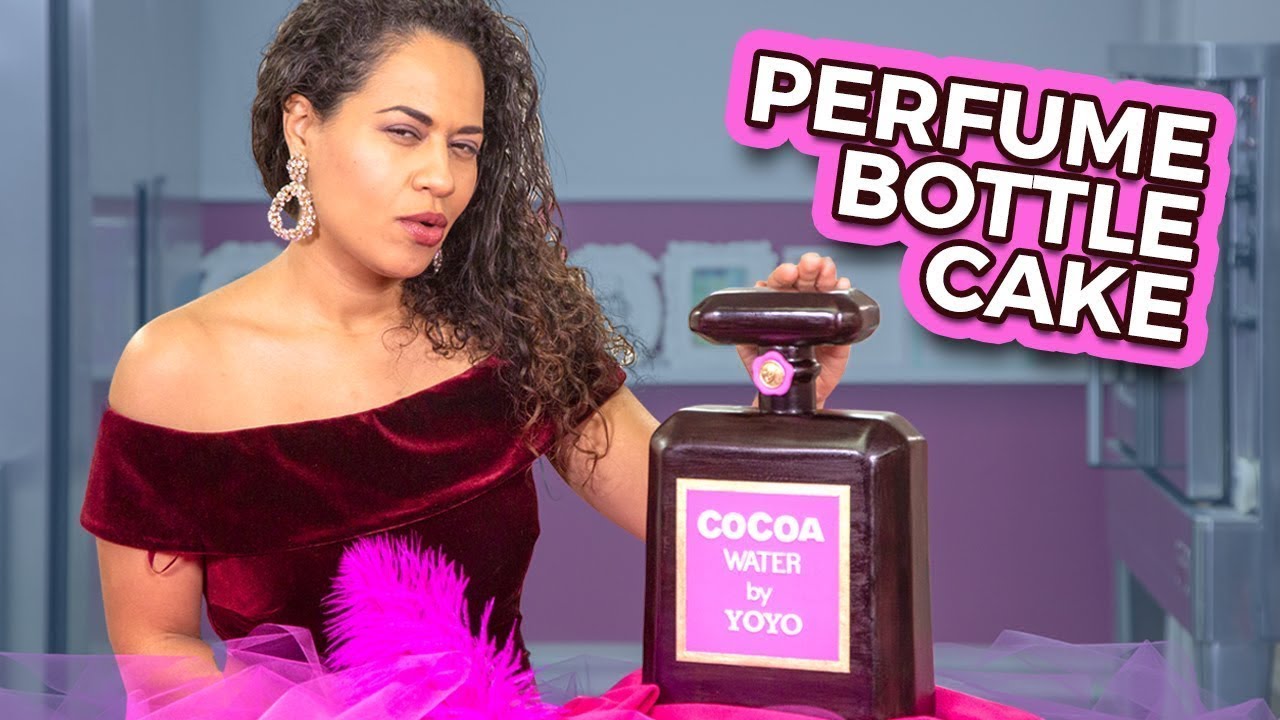 Perfume Bottle CAKE! Valentine's Cake Ideas How To Cake It