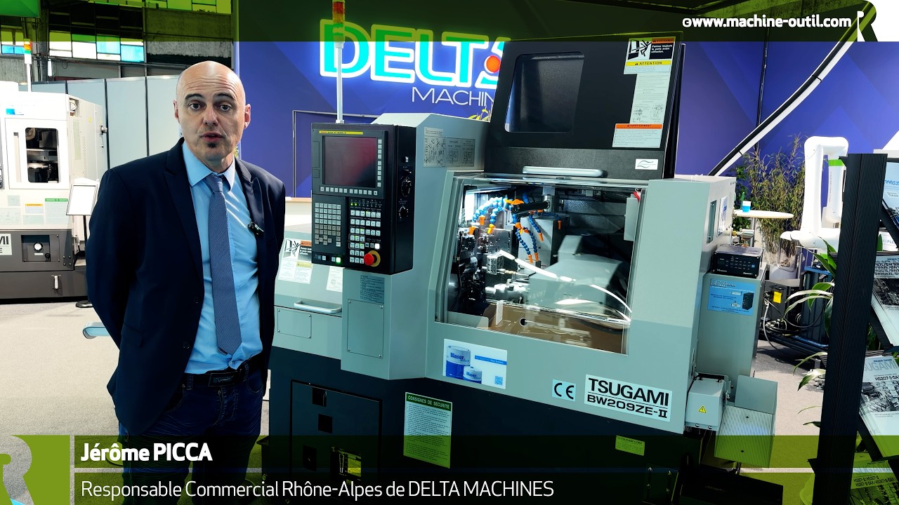 Tour automatique de précision avec 3 axes Z et trois axes Y