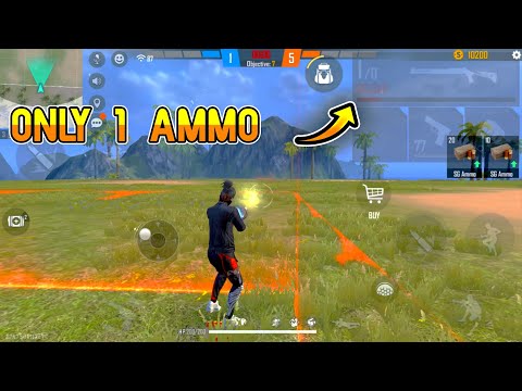 SELF CONFIDENCE 🔥 Free Fire Max - One Ammo Challenge ! #Shorts