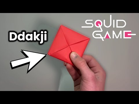 How to Make a Ddakji From Squid Game!