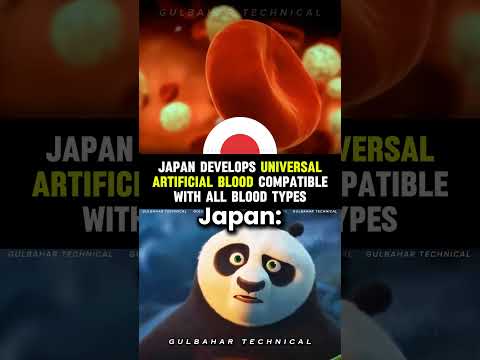 Japan’s Universal Blood Breakthrough | One Blood Type for All | Artificial Blood Revolution 🩸🌏