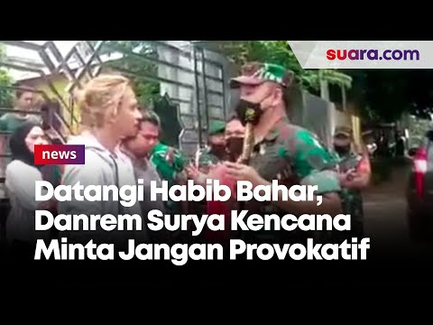 Datangi Habib Bahar, Danrem Surya Kencana Minta Jangan Lagi Provokatif dalam Berceramah