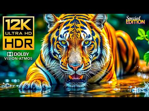 DOLBY VISION HDR 🌿 12K VIDEO ULTRA HD - Unbelievable Colorful Animal World #BGM