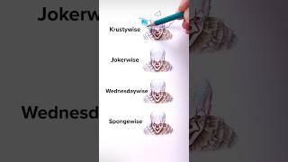 Draw Pennywise Characters! #art #drawing #shorts #pennywise #howtodraw #easydraw #pencildrawing