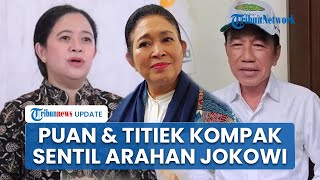 Reaksi Menohok Puan & Titiek soal Jokowi Koar-koar Minta Relawan Dukung Prabowo 2 Periode