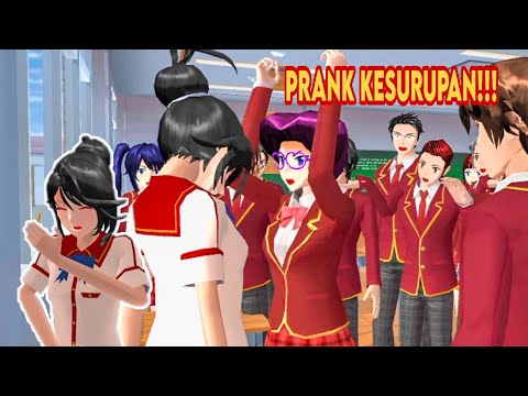PRANKK!!! ALICE KESURUPAN EKSPRESI MAKI DAN TEMAN TEMAN BIKIN NGAKAK | SAKURA SCHOOL SIMULATOR