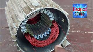 0.5 HP Tullu pump motor winding Data | @electricaladvice