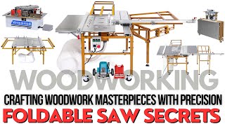 Woodworking Table Saw Must-Have! Smooth, Accurate Cuts with Sliding Fence Saw