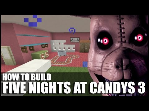 How To Build Five Nights At Candy's 3 Demo In Minecraft!