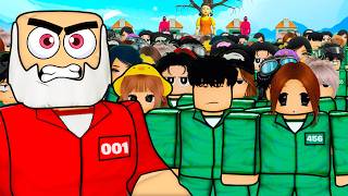 YOUTUBERS vs SEGUIDORES en SQUID GAMES ROBLOX 💀