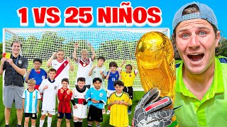 JUGANDO el MUNDIALITO de FUTBOL CON MIS VECINOS! PARTIDO VS NIÑOS