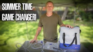 Unboxing the Project Source Portable Misting Cooler Kit! #LowesPartner #ad
