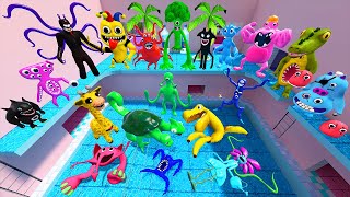 🌀 NEW GARTEN OF BANBAN SPARTAN KICKING | VAPORWAVE POOL in Garry's Mod!