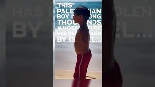 Gaza boy lost hands still playing #gaza #globalsumudflotilla #israel
