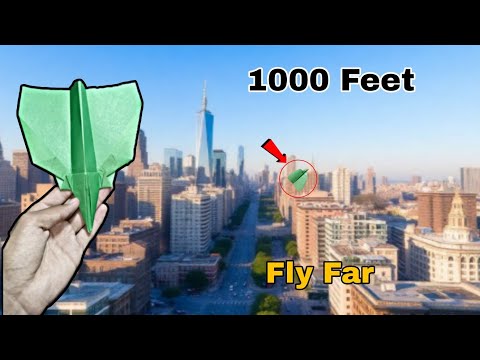How to make paper airplane