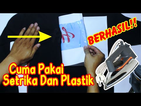 CARA MENGHAPUS SABLON DENGAN MUDAH (Khusus Sablon Polyflex)