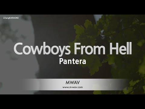 Pantera-Cowboys From Hell (Melody) [ZZang KARAOKE]