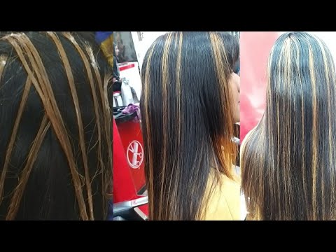 घर बैठे सीखे पार्लर जैसी hair highlights for beginners/ how to do highlights at home/hair highlights