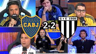 🔥 LAS MEJORES REACCIONES Y ENOJOS DE LOS HINCHAS  BOCA 2-2 GIMNASIA 😡⚽