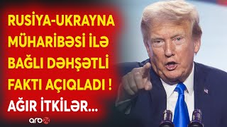 SON DƏQİQƏ! Tramp müharibə ilə bağlı ŞOK FAKTI AÇIQLADI: Rusiya və Ukraynanın savaşdakı itkiləri...