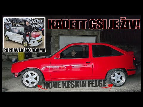 SREĐUJEMO DRUGU AUTO ZA 1000€ - KADETT GSI DOBIO NOVE FELGE!