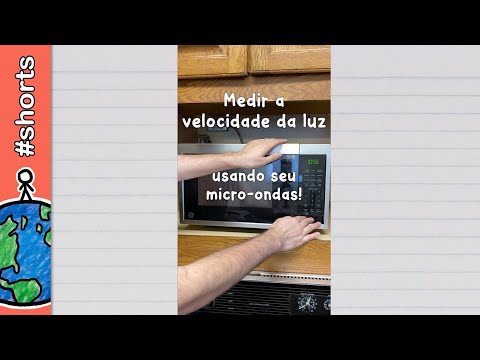 Como calcular a velocidade da luz com CHOCOLATE! #shorts
