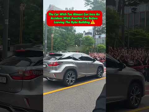 Taehyung almost had an car accident? 🥶 #bts