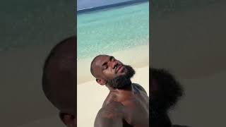 Lebron James living his best life on vacation in the Maldives #shorts