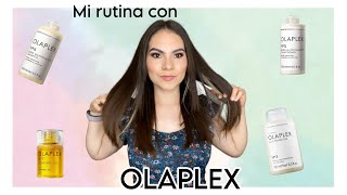 Mi rutina de cuidado capilar con OLAPLEX/Cuidados en casa para cabellos dañados.