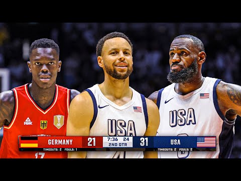 USA vs Germany - Full Game Highlights | July 22, 2024 | USA Basketball | Paris Olympics