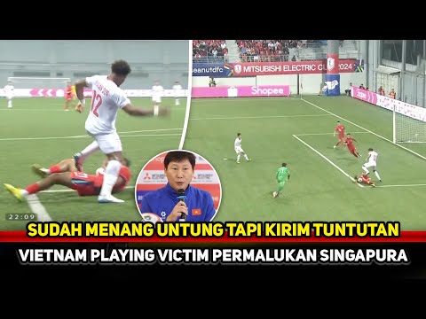 KAPOK! Singapura jadi korban kecurangan semifinal lawan Vietnam~AFF tanpa Indonesia kebingungan