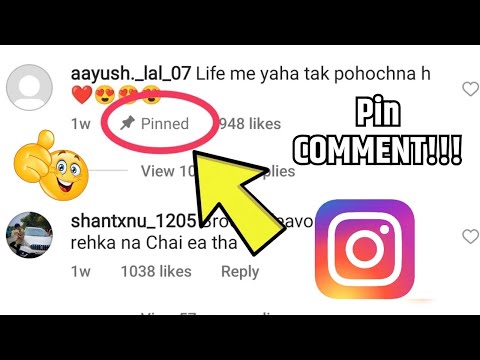 Instagram par Comment ko Pin kaise kare | how to pin a comment on instagram post