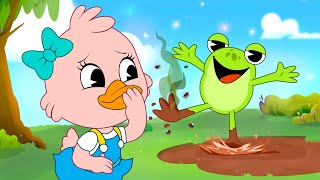 El Sapo No se Lava el Pie 🐸 – !Aprende las vocales con Lulú y los Patiamigos! | Toy Cantando