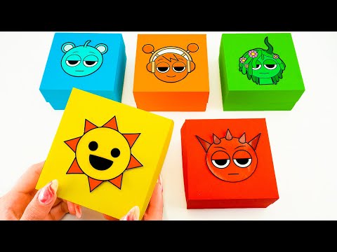 Incredibox Sprunki Blind Box Unboxing 🌈 60 Minutes Satisfying With Rainbow Slime Bathtub Video