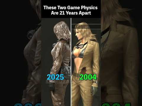 These Two Game Physics Are 21 Years Apart #metalgearsolid #metalgearsolid3remake #mgs3