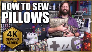How to Sew a Pillow - 4K Sewing Tutorial Series - Tock Custom