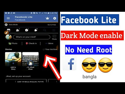 How To Dark Mode Fb Lite In Android