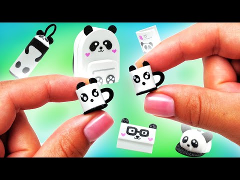 Black-and-White Sleepover Party! 🐼🐼🐼 New Amazing Panda-Themed Craft!