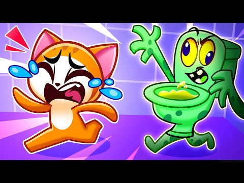 🧟 Zombie Potty Is Chasing Me! 🚽 Baby Monster Potty Challange Song 🧟