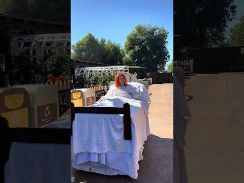 🎃La Niña del Exorcista Portaventura🎃. #laniñadelexorcistaenportaventura #laniñadelexorcista